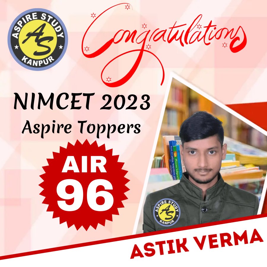 NIMCET Topper AIR 96 2023